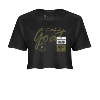 Sneaker Threads – Sneaker Threads To Match Air Jordan 3 Family Affair Shoes – Certified Goat Crop T-Shirt Black 2
