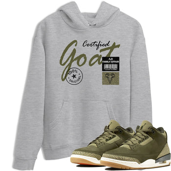 Sneaker Threads – Sneaker Threads To Match Air Jordan 3 Family Affair Shoes – Certified Goat Tee Heather Grey 1