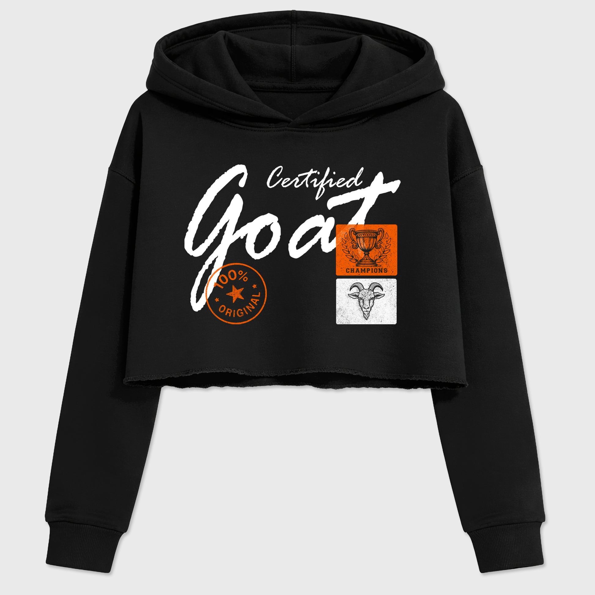 Sneaker match tees – Sneaker Tees To Match Air Jordan 3 Orange Citrus Shoes – Certified Goat Crop T-Shirt Black 2