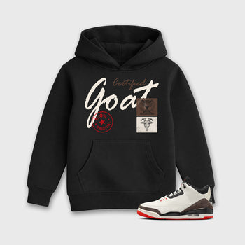 Sneaker match tees – Sneaker Tees To Match Air Jordan 3 World's Best Dad Shoes – Certified Goat Kids T-Shirt Black 1