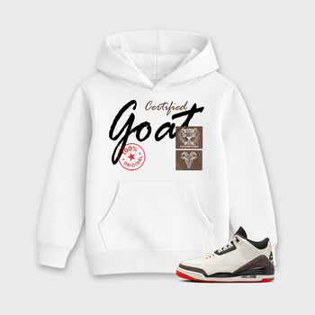 Sneaker match tees – Sneaker Tees To Match Air Jordan 3 World's Best Dad Shoes – Certified Goat Kids T-Shirt White 1