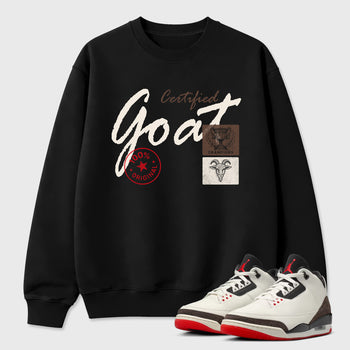 Sneaker match tees – Sneaker Tees To Match Air Jordan 3 World's Best Dad Shoes – Certified Goat Tee Black 1