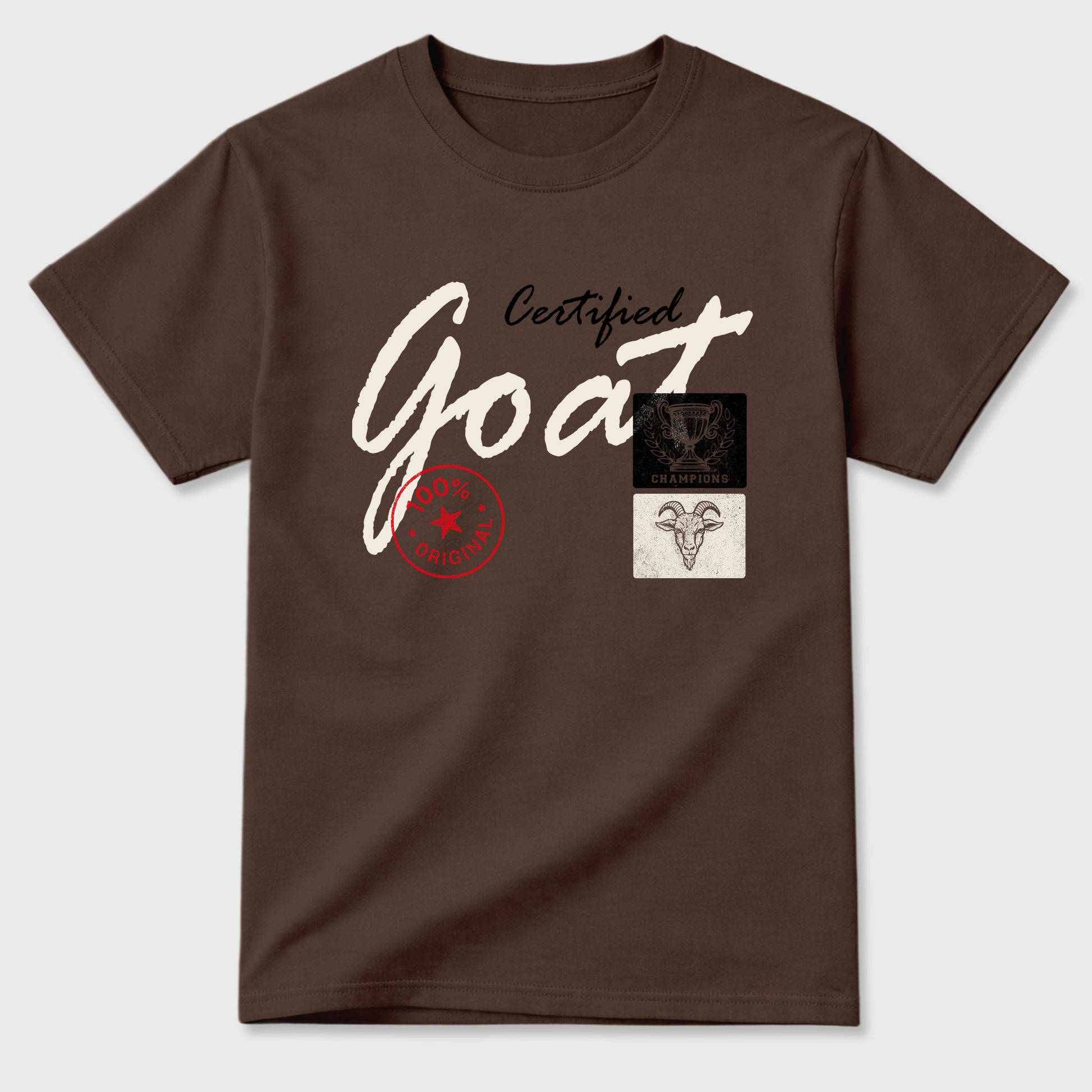 Sneaker match tees – Sneaker Tees To Match Air Jordan 3 World's Best Dad Shoes – Certified Goat Tee Dark Chocolate 2