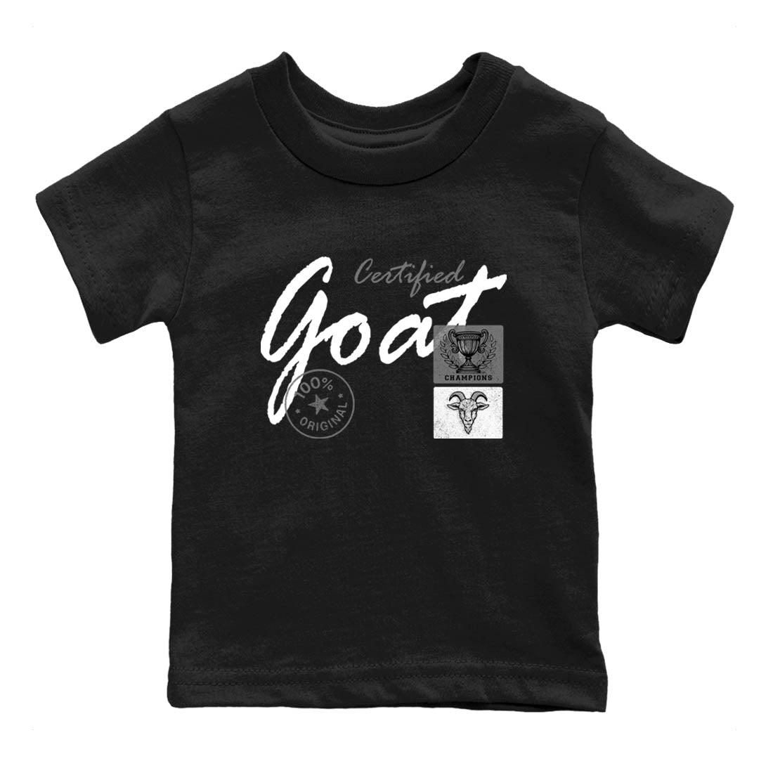 Best Sneakerfit graphic tee – Sneaker Tees To Match Air Jordan 4 Retro Black Cat Sneakers – Certified Goat Kids T-Shirt Black 2
