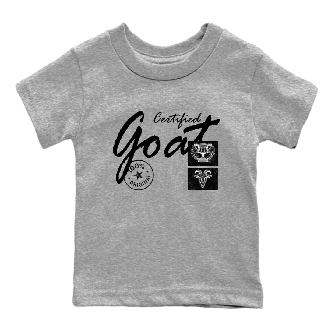 Best Sneakerfit graphic tee – Sneaker Tees To Match Air Jordan 4 Retro Black Cat Sneakers – Certified Goat Kids T-Shirt Heather Grey 2