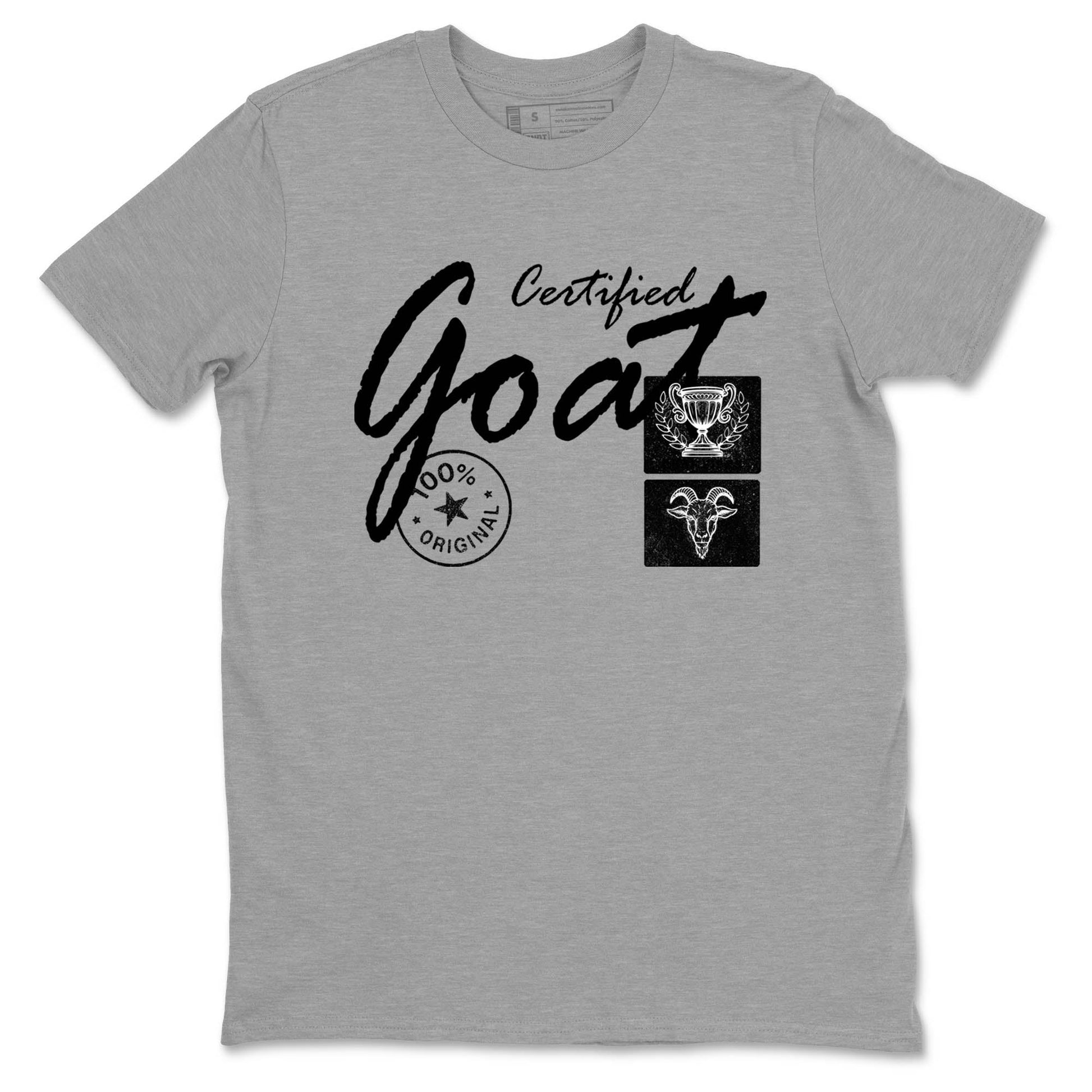 Best Sneakerfit graphic tee – Sneaker Tees To Match Air Jordan 4 Retro Black Cat Sneakers – Certified Goat Tee Heather Grey 2