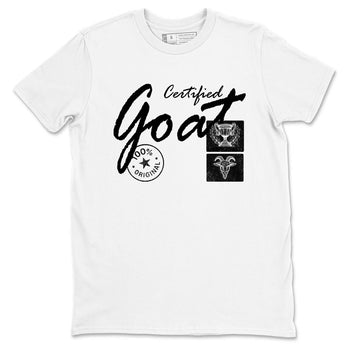 Best Sneakerfit graphic tee – Sneaker Tees To Match Air Jordan 4 Retro Black Cat Sneakers – Certified Goat Tee White 2