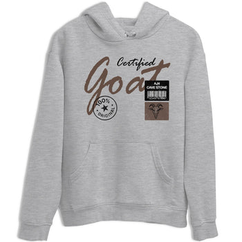Sneaker match tees – Sneaker Tees To Match Air Jordan 4 Cave Stone Shoes – Certified Goat Tee Heather Grey 2