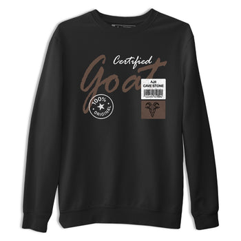 Sneaker match tees – Sneaker Tees To Match Air Jordan 4 Cave Stone Shoes – Certified Goat Tee Black 2