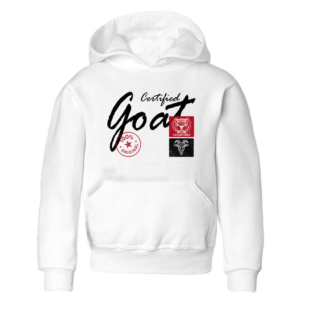 Sneaker match tees – Sneaker Tees To Match Air Jordan 4 Flight Club Shoes – Certified Goat Kids T-Shirt White 2