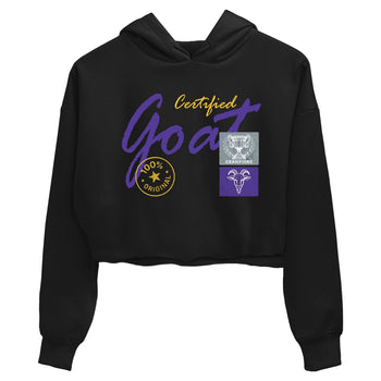 Sneaker match tees – Sneaker Tees To Match Air Jordan 4 Lakeshow Shoes – Certified Goat Crop T-Shirt Black 2