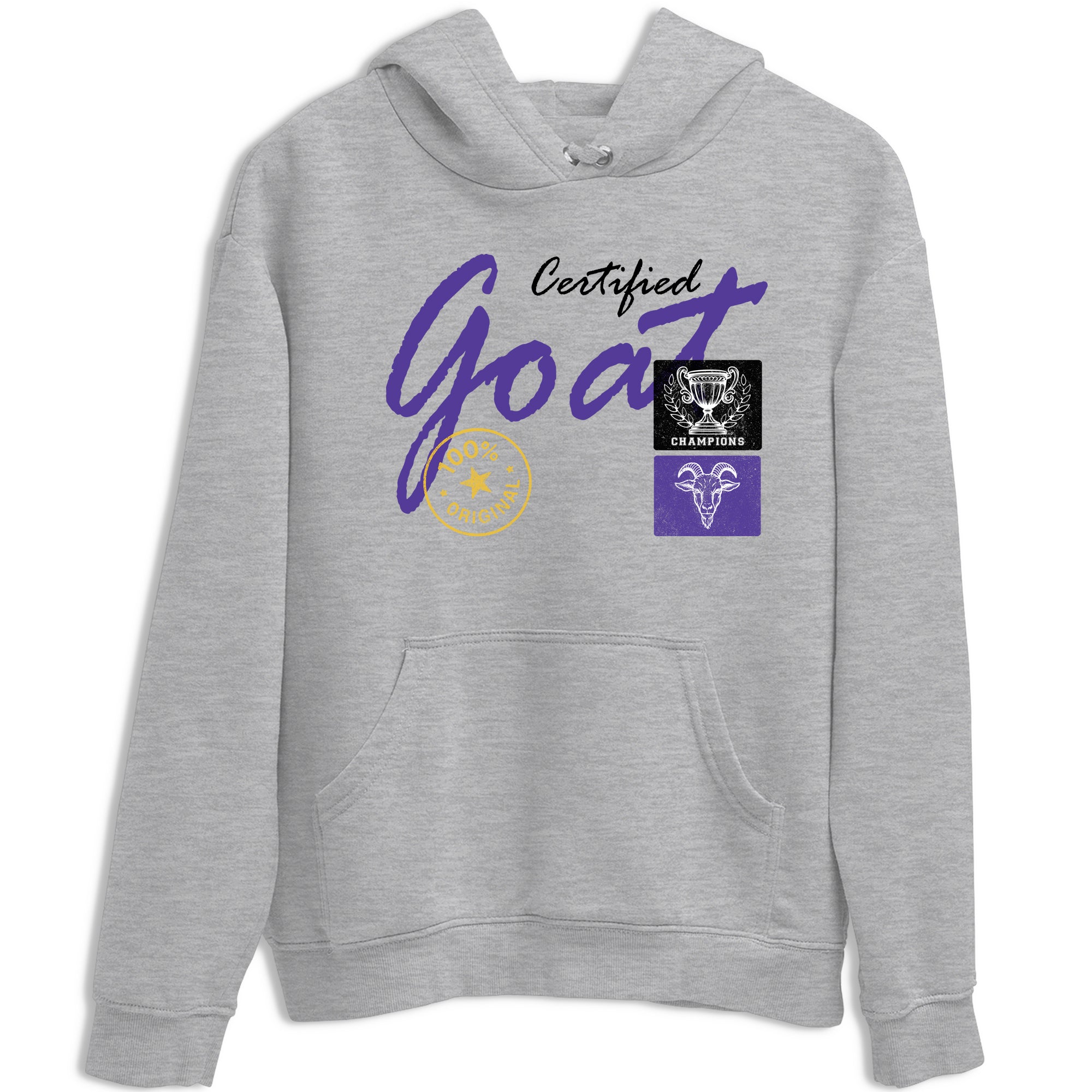 Sneaker match tees – Sneaker Tees To Match Air Jordan 4 Lakeshow Shoes – Certified Goat Tee Heather Grey 2