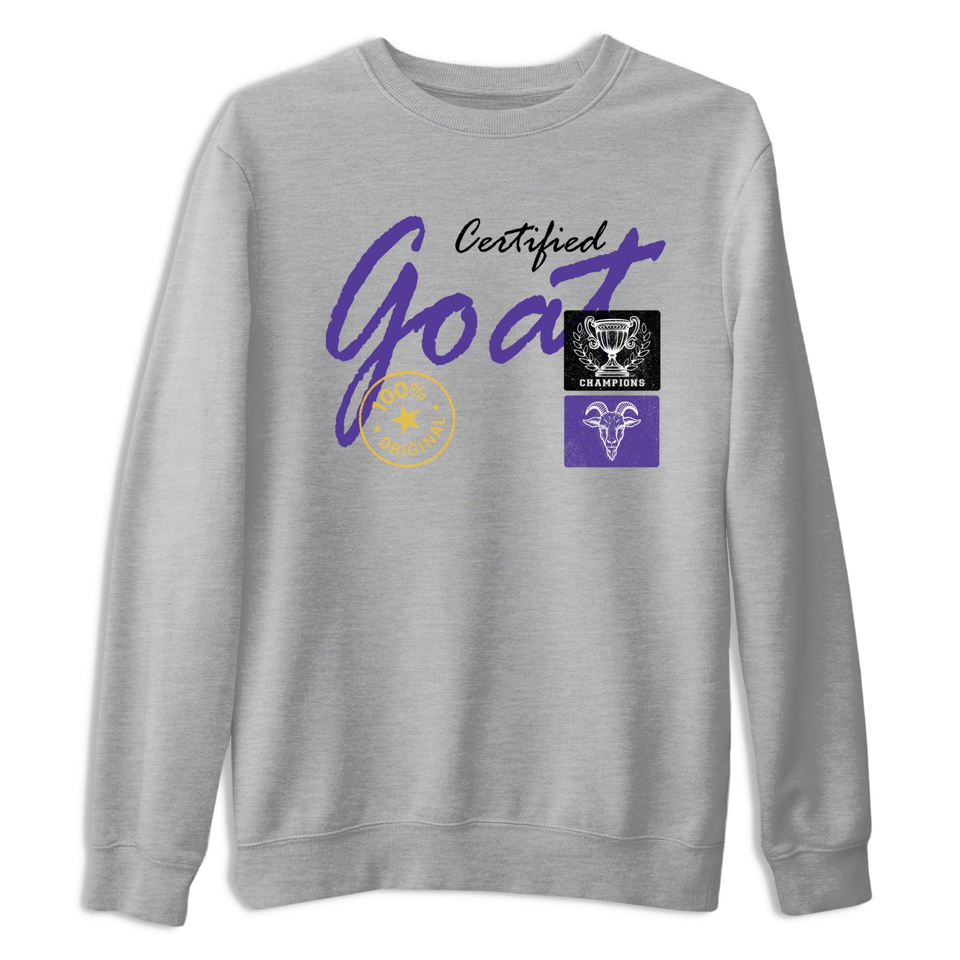 Sneaker match tees – Sneaker Tees To Match Air Jordan 4 Lakeshow Shoes – Certified Goat Tee Heather Grey 2