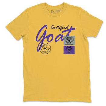 Sneaker match tees – Sneaker Tees To Match Air Jordan 4 Lakeshow Shoes – Certified Goat Tee Daisy 2