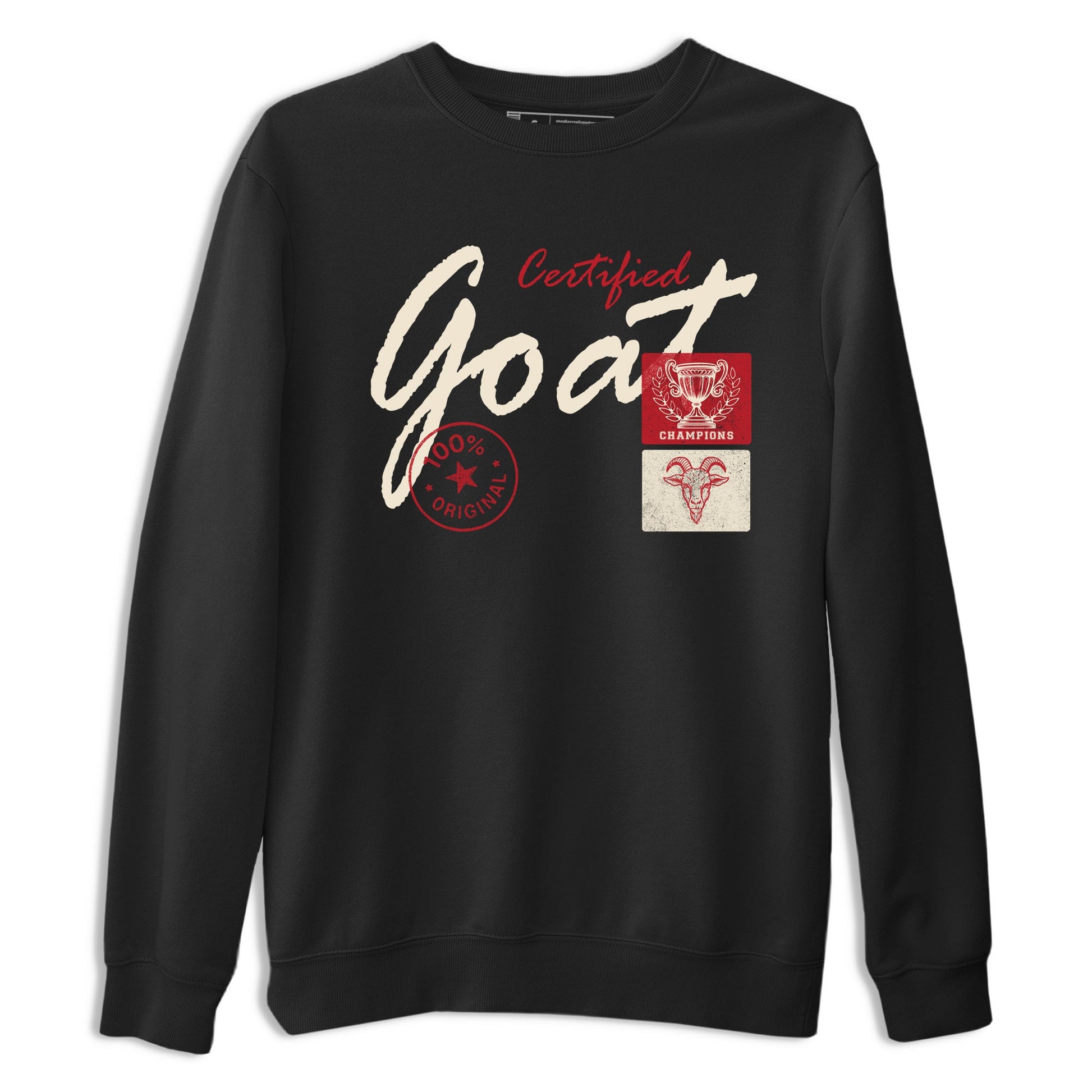 Sneaker match tees – Sneaker Tees To Match Air Jordan 4 Valentines Day Shoes – Certified Goat Tee Black 2