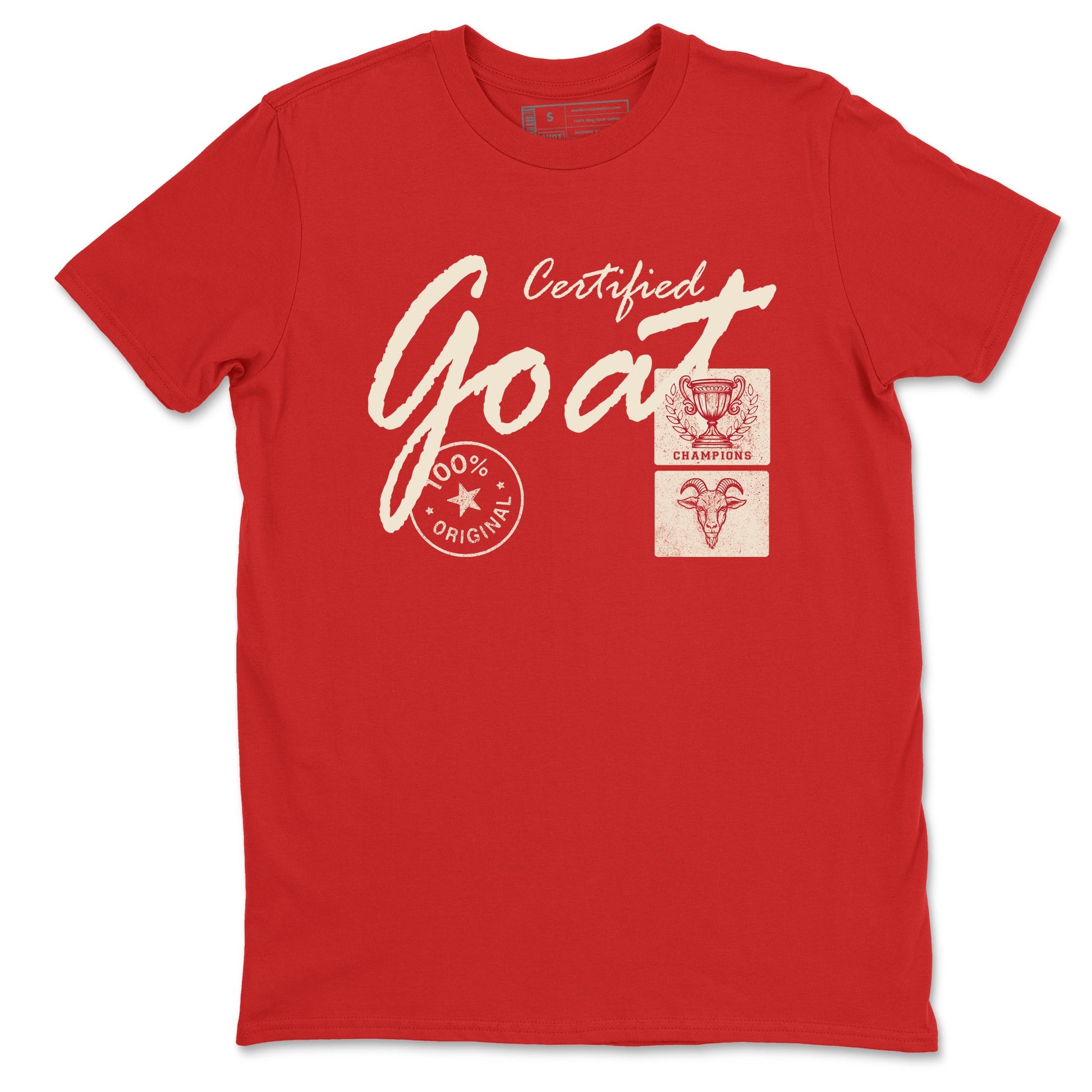 Sneaker match tees – Sneaker Tees To Match Air Jordan 4 Valentines Day Shoes – Certified Goat Tee Red 2