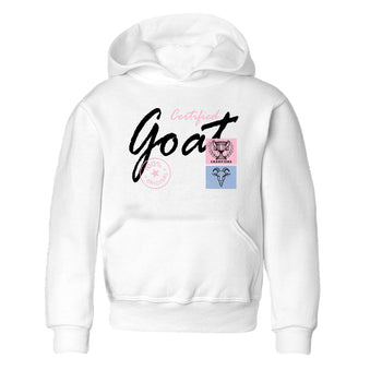 Sneaker match tees – Sneaker Tees To Match Air Jordan 5 35th Anniversary Shoes – Certified Goat Kids T-Shirt White 2