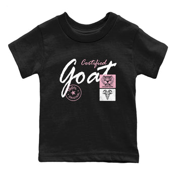 Sneaker match tees – Sneaker Tees To Match Air Jordan 5 35th Anniversary Shoes – Certified Goat Kids T-Shirt Black 2
