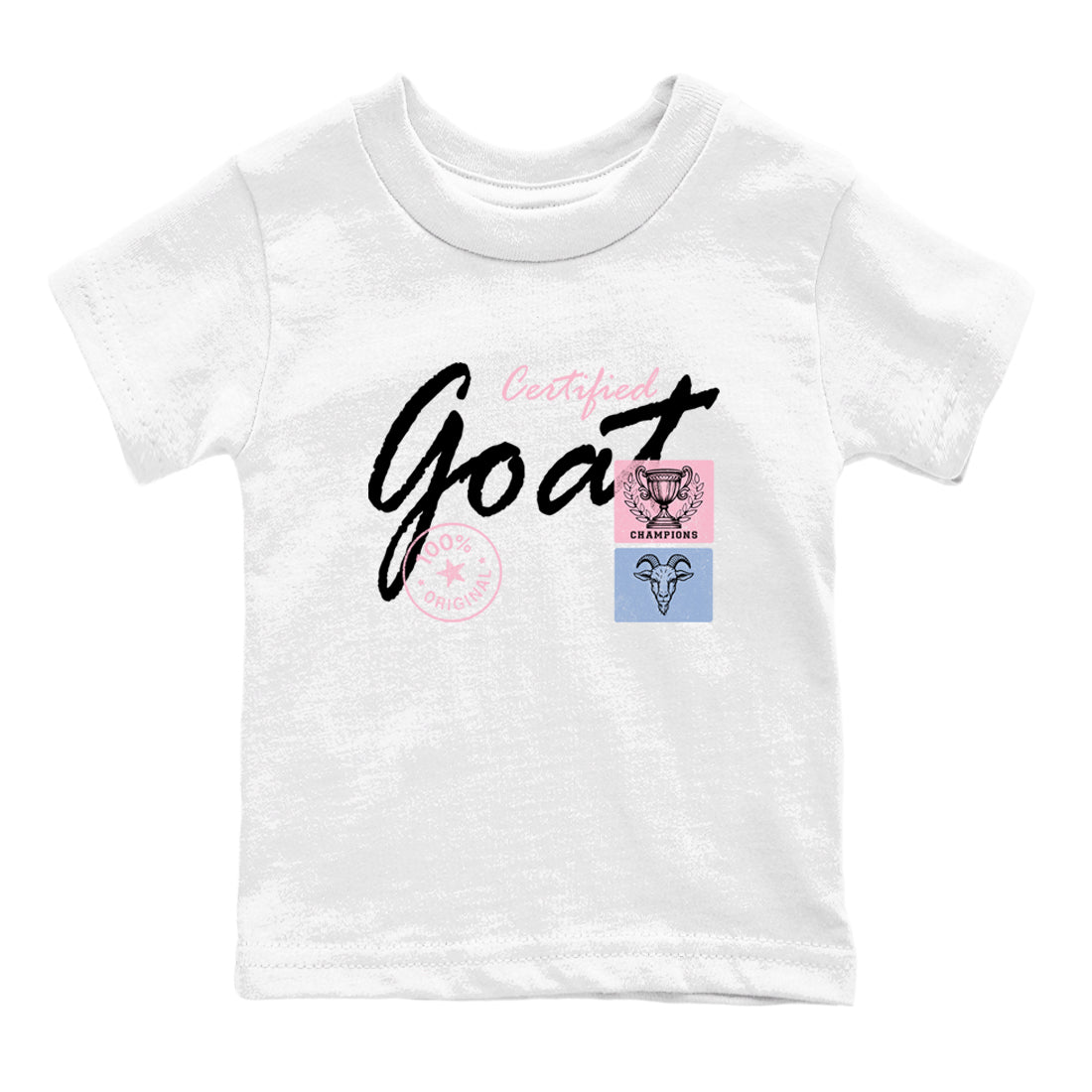 Sneaker match tees – Sneaker Tees To Match Air Jordan 5 35th Anniversary Shoes – Certified Goat Kids T-Shirt White 2