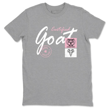 Sneaker match tees – Sneaker Tees To Match Air Jordan 5 35th Anniversary Shoes – Certified Goat Tee Heather Grey 2
