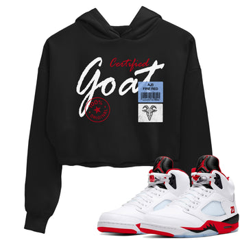Certified Goat SNRT Sneaker Women's Top - Air Jordan 5 Fire Red - SNRT Sneaker T-shirts