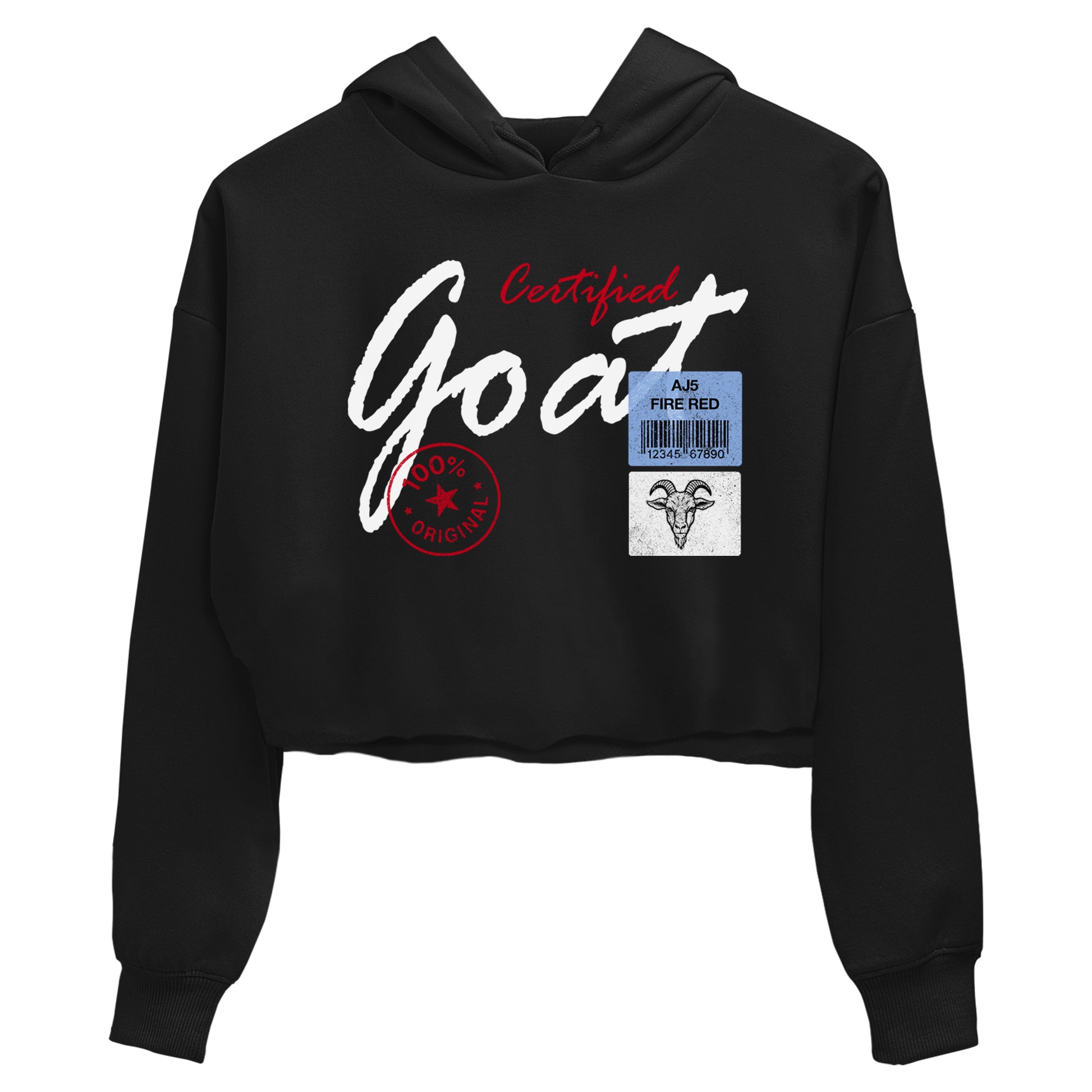 Certified Goat SNRT Sneaker Women's Top - Air Jordan 5 Fire Red - SNRT Sneaker T-shirts