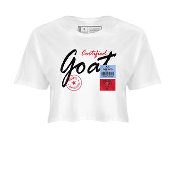 Certified Goat SNRT Sneaker Women's Top - Air Jordan 5 Fire Red - SNRT Sneaker T-shirts