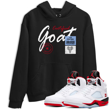 Certified Goat SNRT Sneaker Tees - Air Jordan 5 Fire Red