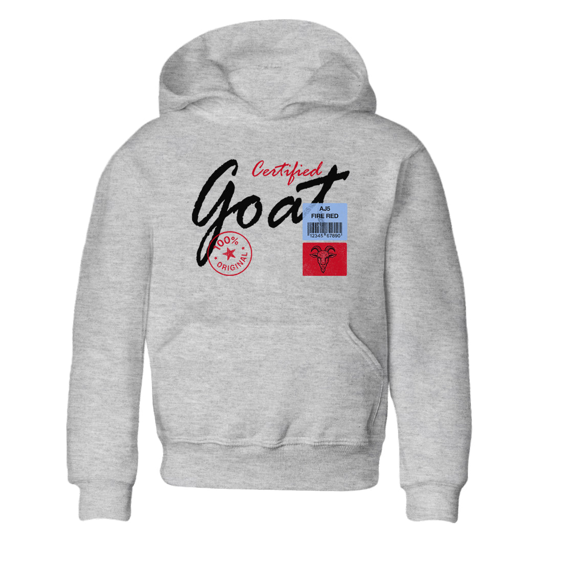Certified Goat SNRT Sneaker Tees Kids - Air Jordan 5 Fire Red - SNRT Sneaker T-shirts