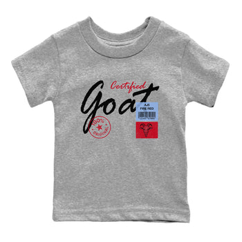 Certified Goat SNRT Sneaker Tees Kids - Air Jordan 5 Fire Red - SNRT Sneaker T-shirts