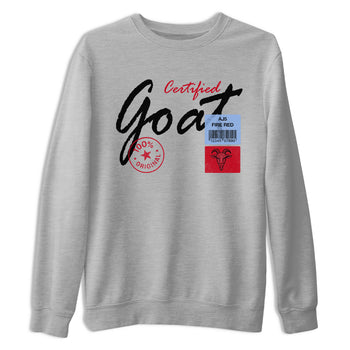 Certified Goat SNRT Sneaker Tees - Air Jordan 5 Fire Red