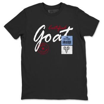 Certified Goat SNRT Sneaker Tees - Air Jordan 5 Fire Red