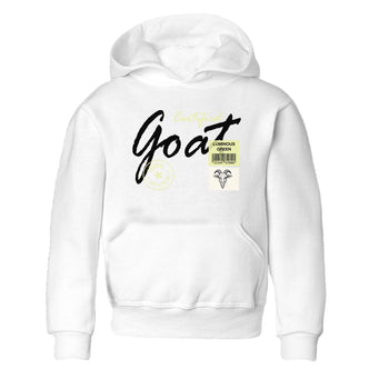 Sneaker match tees – Streetwear Graphic Tees Air Jordan 5 Luminous Green Sneakers – Certified Goat Kids Craphic T-Shirt White 2