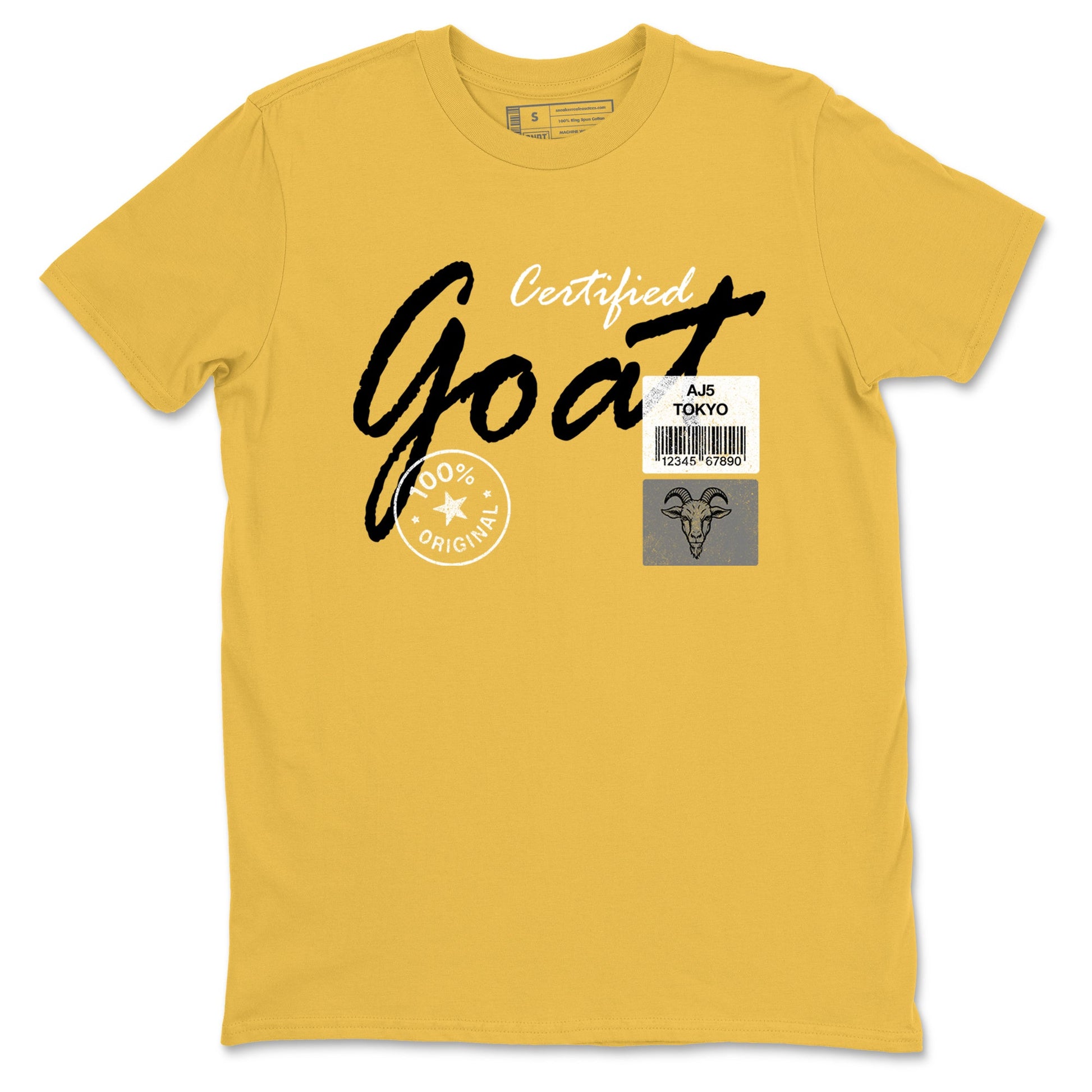 Sneaker match tees – Sneaker Tees To Match Air Jordan 5 Tokyo Shoes – Certified Goat Tee Daisy 2