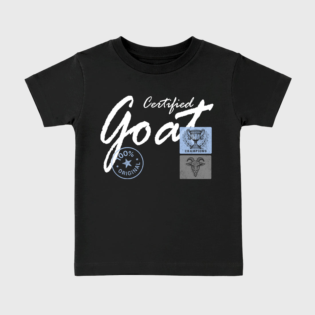 Sneaker match tees – Sneaker Tees To Match Air Jordan 5 White Metallic Shoes – Certified Goat Kids T-Shirt Black 2