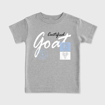 Sneaker match tees – Sneaker Tees To Match Air Jordan 5 White Metallic Shoes – Certified Goat Kids T-Shirt Heather Grey 2
