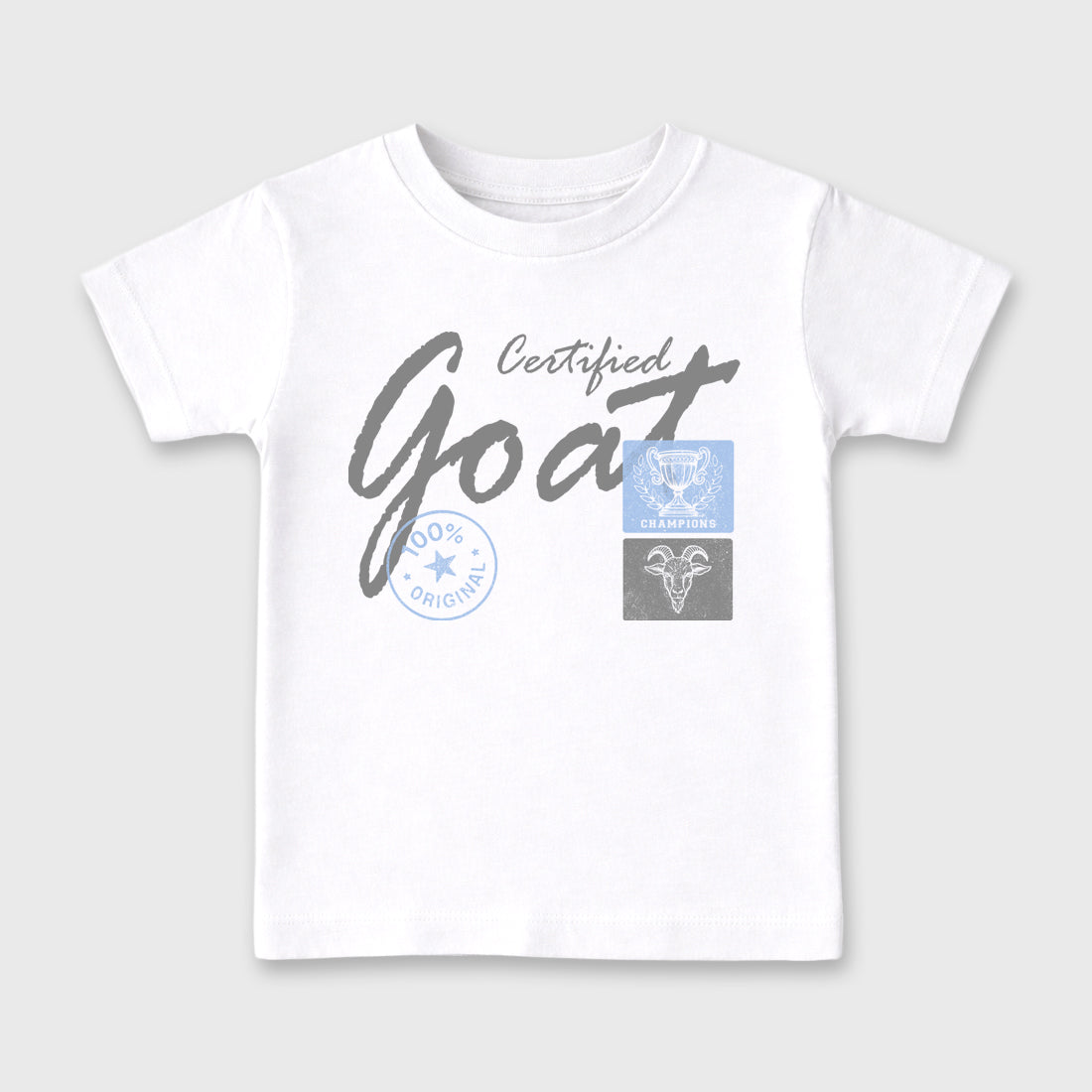 Sneaker match tees – Sneaker Tees To Match Air Jordan 5 White Metallic Shoes – Certified Goat Kids T-Shirt White 2