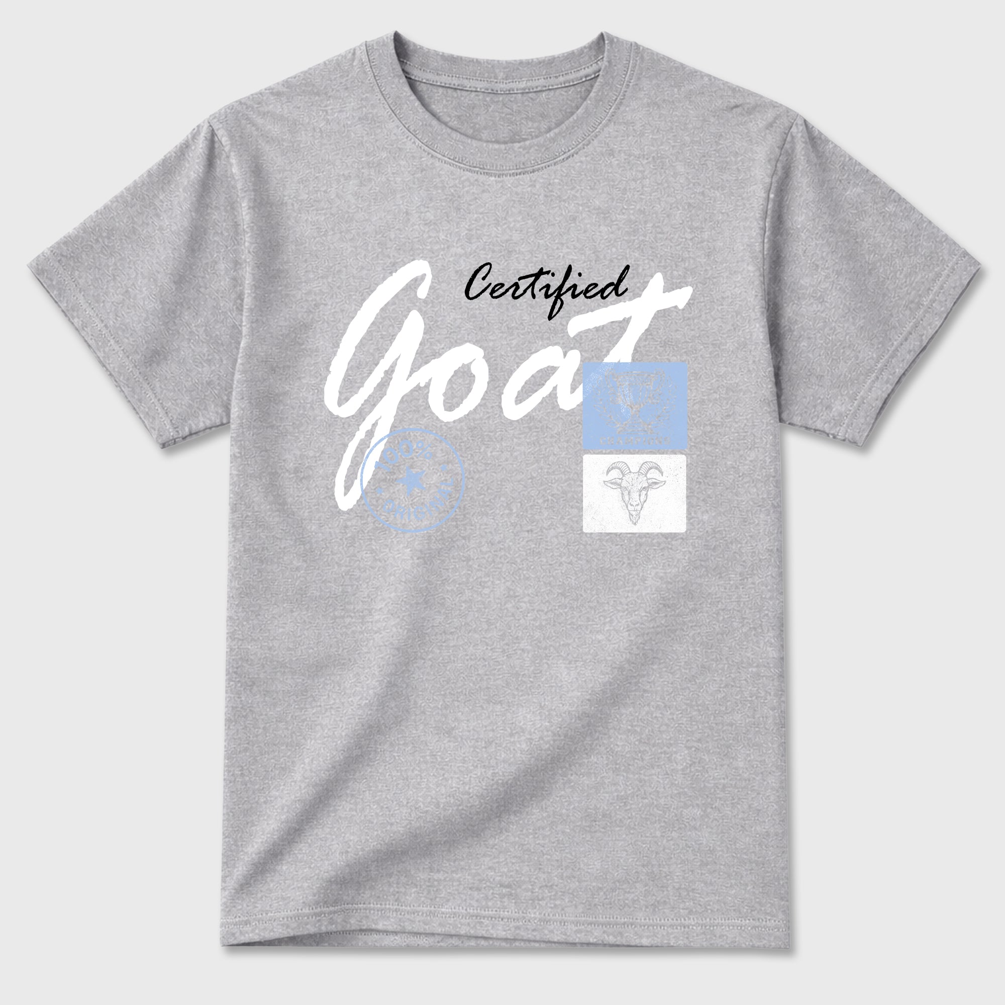 Sneaker match tees – Sneaker Tees To Match Air Jordan 5 White Metallic Shoes – Certified Goat Tee Heather Grey 2