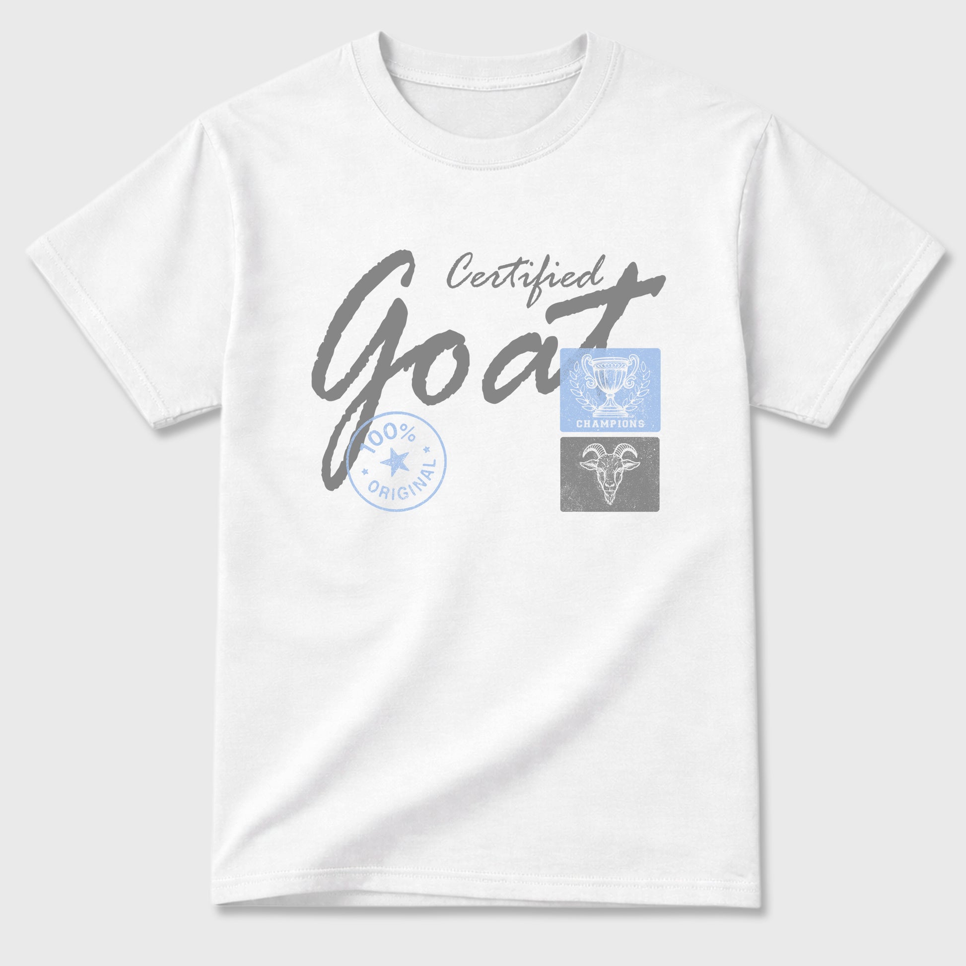 Sneaker match tees – Sneaker Tees To Match Air Jordan 5 White Metallic Shoes – Certified Goat Tee White 2