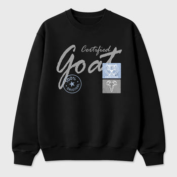 Sneakerfit for Sneakerheads – Sneaker Tees To Match Air Jordan 5 Wolf Grey Sneakers – Certified Goat Tee Black 2