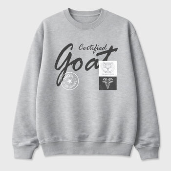Sneakerfit for Sneakerheads – Sneaker Tees To Match Air Jordan 5 Wolf Grey Sneakers – Certified Goat Tee Heather Grey 2