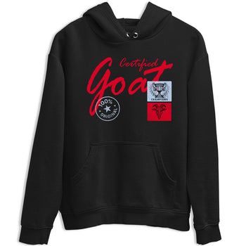 Sneaker match tees – Sneaker Tees To Match Air Jordan 6 Reverse Infrared Shoes – Certified Goat Tee Black 2