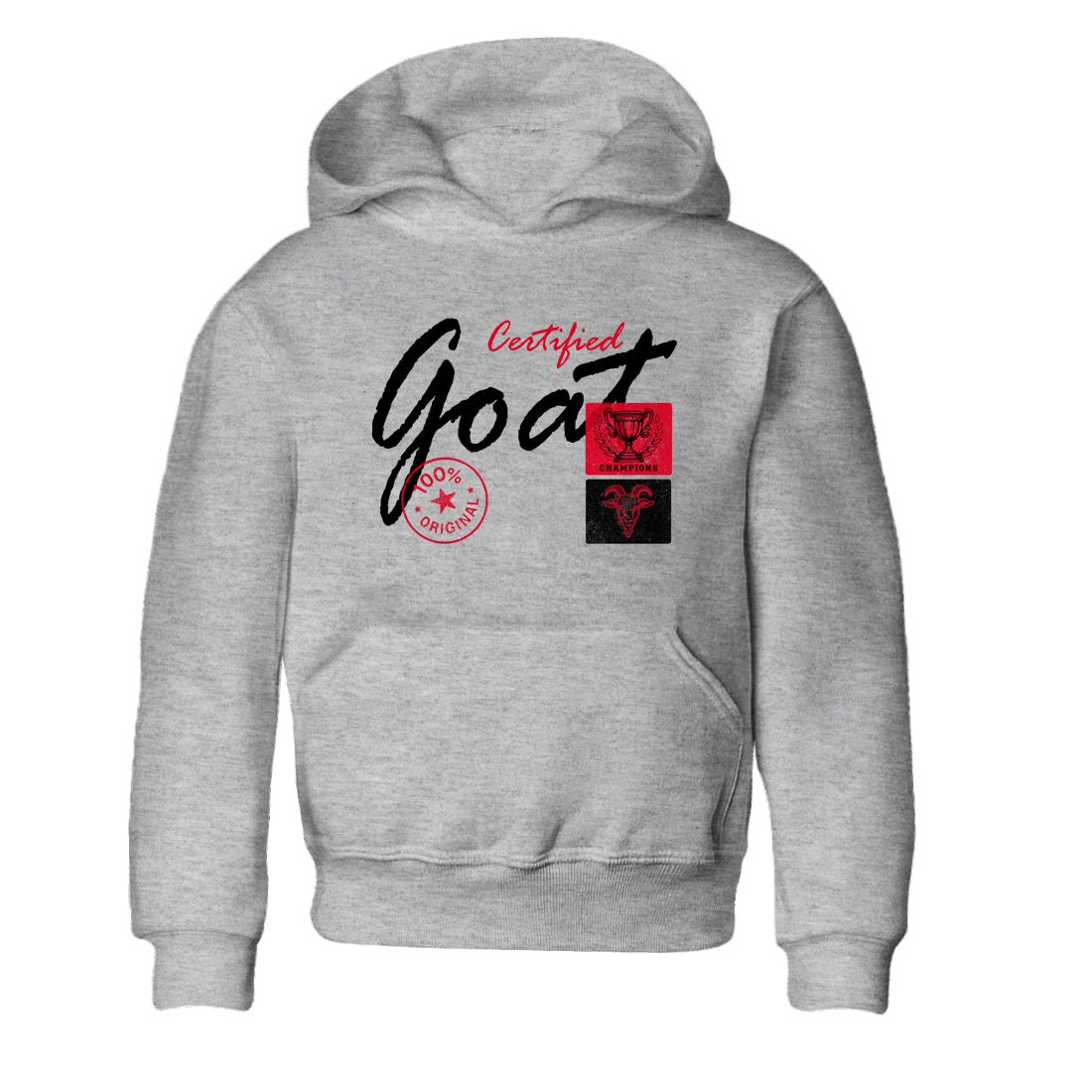 Sneaker match tees – Sneaker Tees To Match Air Jordan 6 Reverse Infrared Shoes – Certified Goat Kids T-Shirt Heather Grey 2