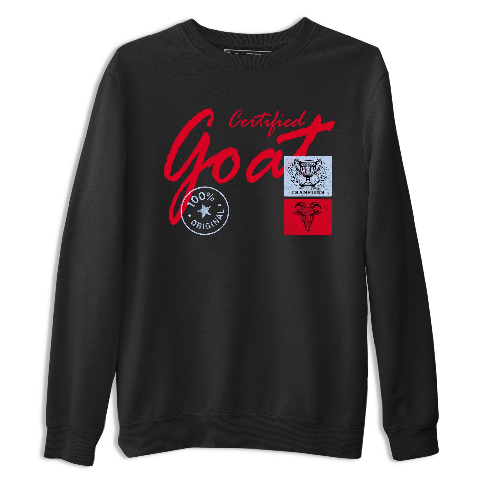 Sneaker match tees – Sneaker Tees To Match Air Jordan 6 Reverse Infrared Shoes – Certified Goat Tee Black 2