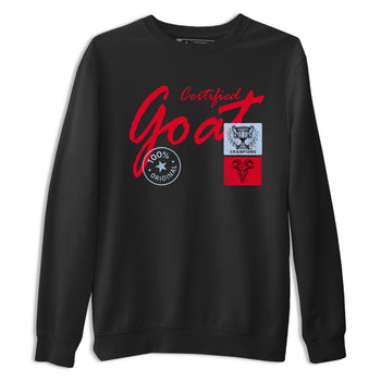 Sneaker match tees – Sneaker Tees To Match Air Jordan 6 Reverse Infrared Shoes – Certified Goat Tee Black 2