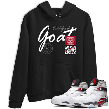 Sneaker Threads – Sneaker Tees To Match Air Jordan 8 Bunny – Certified Goat Graphic Tee Black 1. Perfect for Jordan releases 2025 colorways.