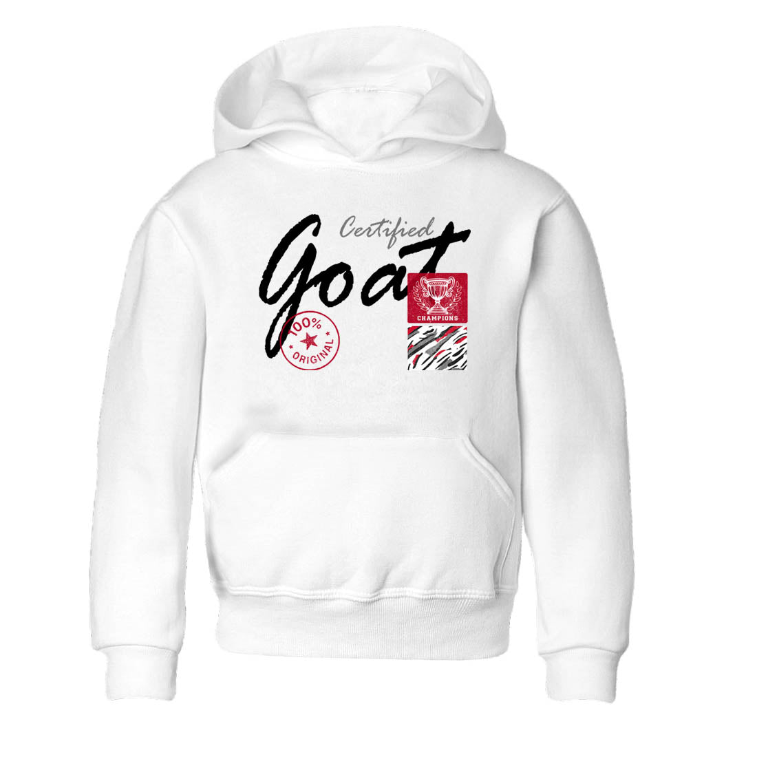 Sneaker Threads – Sneaker Tees To Match Air Jordan 8 Bunny – Certified Goat Youth Graphic Tee White 2. Perfect for Jordan releases 2025 colorways.