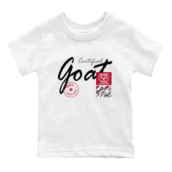 Sneaker Threads – Sneaker Tees To Match Air Jordan 8 Bunny – Certified Goat Youth Graphic Tee White 2. Perfect for Jordan releases 2025 colorways.