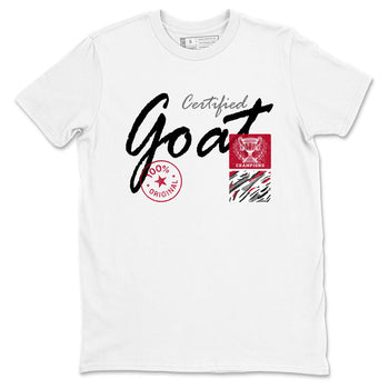 Sneaker Threads – Sneaker Tees To Match Air Jordan 8 Bunny – Certified Goat Graphic Tee White 2. Perfect for Jordan releases 2025 colorways.