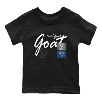 Sneaker match tees – Sneaker Tees To Match Air Jordan 9 Flint Grey Shoes – Certified Goat Kids T-Shirt Black 2